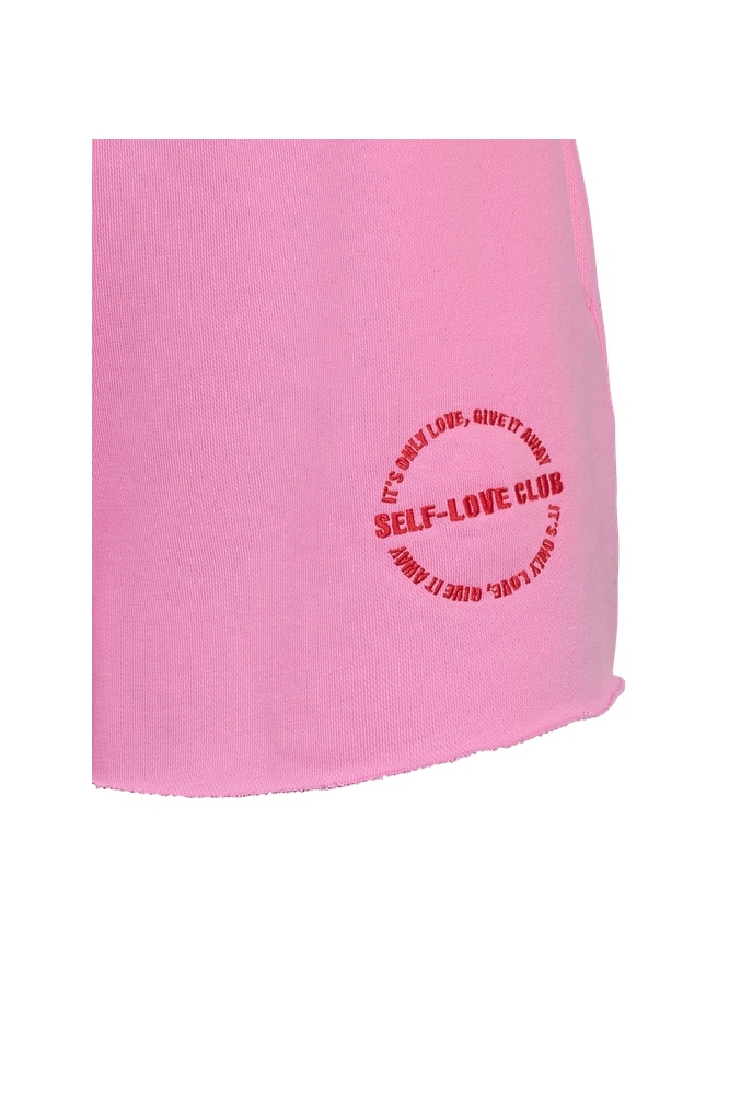 NMASTON SWEAT SHORTS JRS 27033245 BONBON/EMBROID TOMATO